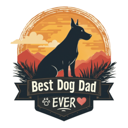 best dog dad sunset shirt SVG PNG design with bold lettering