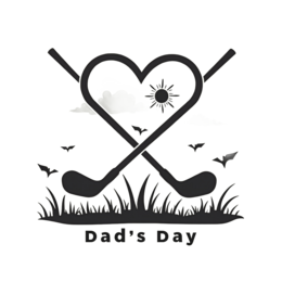 fathersday golf sun SVG PNG design