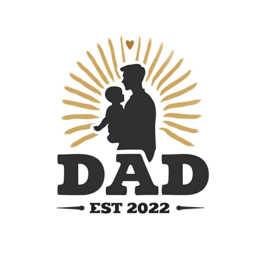 dad established silhouette shirt SVG PNG design with bold lettering