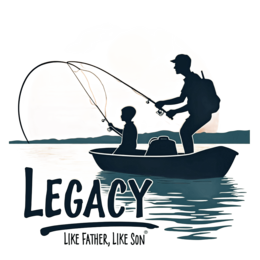 legacy father son SVG PNG design with bold lettering