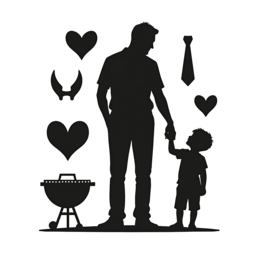 father son grill shirt SVG PNG design