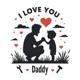 love dad SVG PNG design
