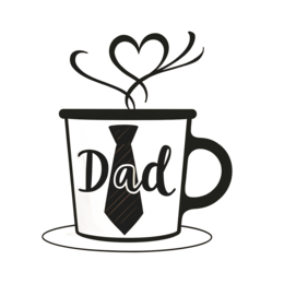 dad mug love SVG PNG design