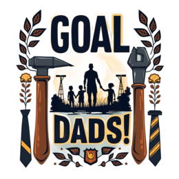 day dad goal shirt SVG PNG design with bold lettering