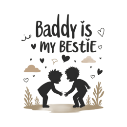 baddy is my bestie SVG PNG design