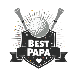 best papa golf SVG PNG design with bold lettering