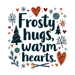 winter quotes warmth SVG PNG design
