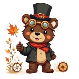 fantasy autumn SVG PNG design with black and orange floral elements