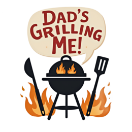 grilling dad SVG PNG design with bold lettering
