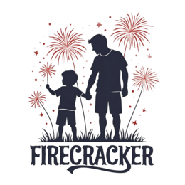 fireworks silhouette shirt SVG PNG design with bold lettering