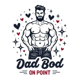 dad bod shirt SVG PNG design with bold lettering, an uplifting message
