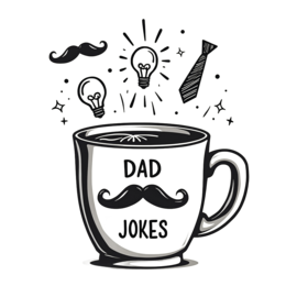 dad jokes funny SVG PNG design