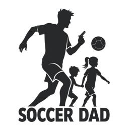 soccer dad kids SVG PNG design