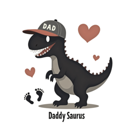 dinosaur father SVG PNG design