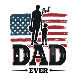 father son dad SVG PNG design with bold lettering