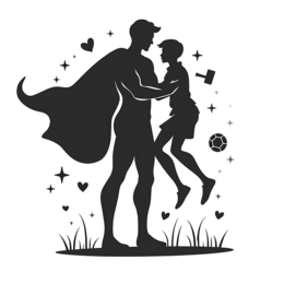 love superhero SVG PNG design