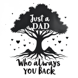 day quotes tree love SVG PNG design with bold lettering