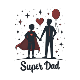 superdad love shirt SVG PNG design