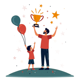 celebration trophy shirt SVG PNG design