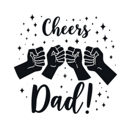 cheers fists shirt SVG PNG design with hand-drawn style, bold lettering