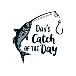 dads catch day shirt SVG PNG design with bold lettering