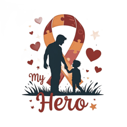 hero love SVG PNG design with bold lettering