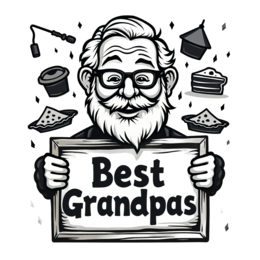 fathers day grandpa SVG PNG design with clean design elements
