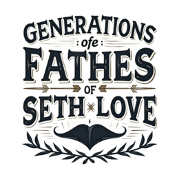 generations father love SVG PNG design with bold lettering, black and red floral elements