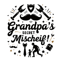 grandpa mischief SVG PNG design with bold lettering