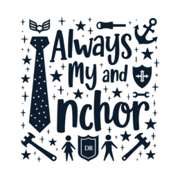 quotes anchor shirt SVG PNG design with bold lettering