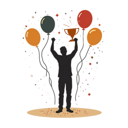 people trophy SVG PNG design