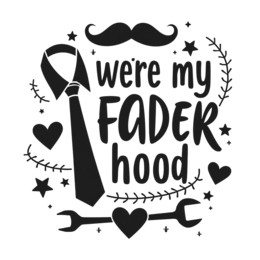 fatherhood blackwhite shirt SVG PNG design with bold lettering