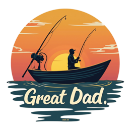 great dad sunset SVG PNG design with bold lettering