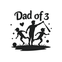 sports fatherhood SVG PNG design