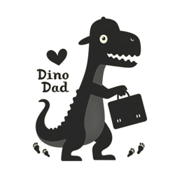 dino dad SVG PNG design