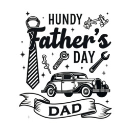 dad vintagecar tools SVG PNG design with bold lettering