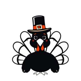 turkey hat cartoon SVG PNG design
