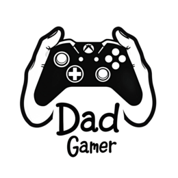 dad controller SVG PNG design with bold lettering