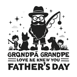 father'sday fishing grandpa shirt SVG PNG design