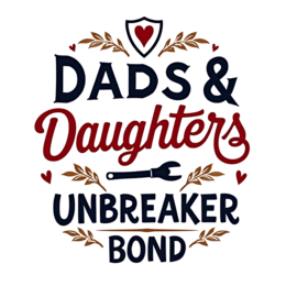 father's day quotes dads daughters SVG PNG design with bold lettering
