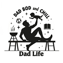 dad life chill SVG PNG design with bold lettering