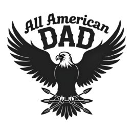 father's day dad eagle shirt SVG PNG design with bold lettering