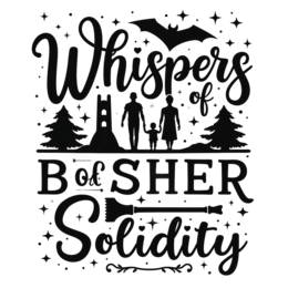 whispers silhouette SVG PNG design with bold lettering