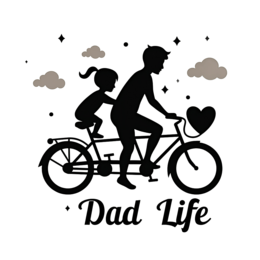 dadlife biking SVG PNG design