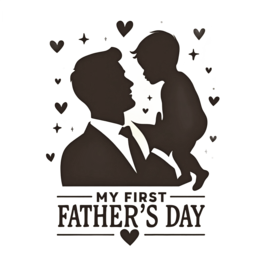fathersday firstcelebration SVG PNG design with bold lettering
