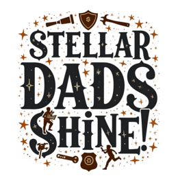 stellar dads shine shirt SVG PNG design with bold lettering