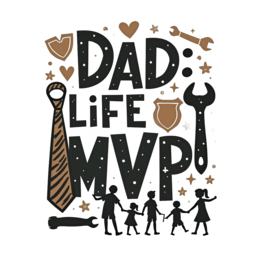 fathersday dadlife mvp shirt SVG PNG design with hand-drawn style, bold lettering