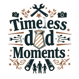 father timeless moments SVG PNG design with bold lettering