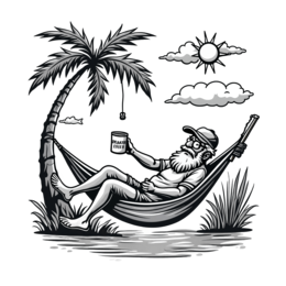 chill hammock SVG PNG design