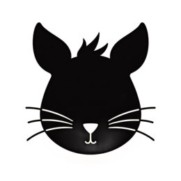 black cat silhouette SVG PNG design